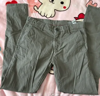 Jeans vert Zara