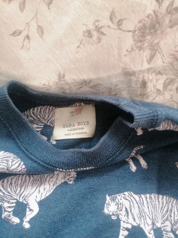 Pull zara 10 ans garçon tigre - photo numéro 3