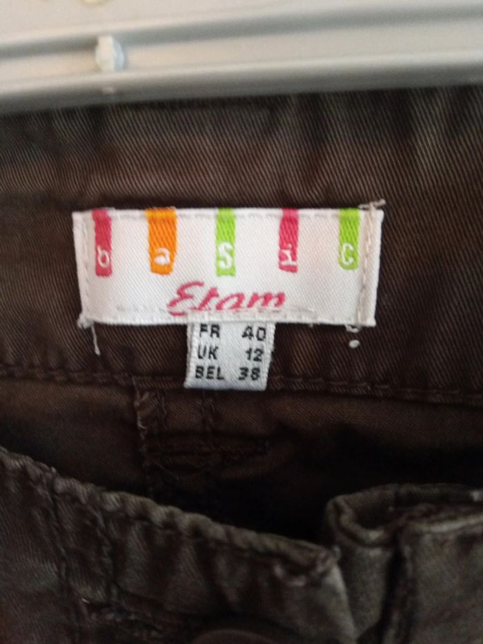 Pantacourt marron - photo numéro 5