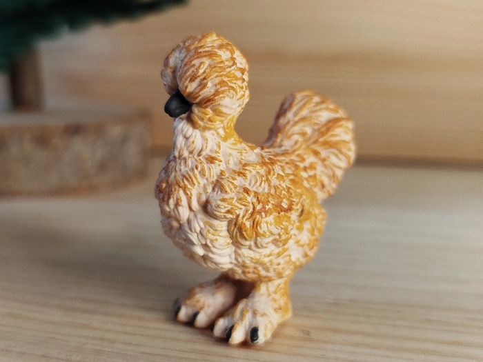 Schleich poule beige d'ornement Figurine animal de la ferme - photo numéro 3