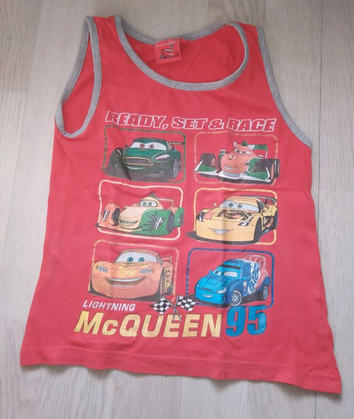Débardeur rouge Cars T. 6 ans