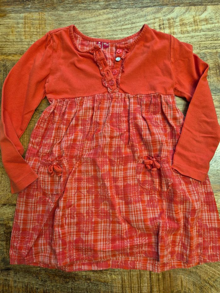 Robe 4 ans 104cm rouge - photo numéro 3