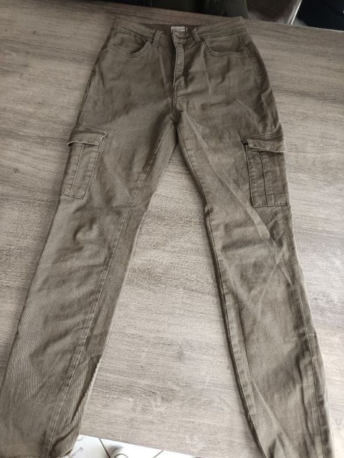 Pantalon cargo skinny femme 36