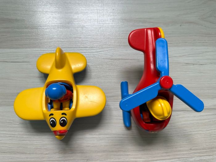 Playmobil 123 avion + hélicoptère pompier - photo numéro 3