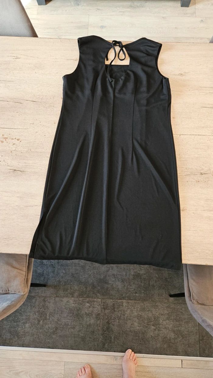 Robe courte classique noire sans manche, La Redoute, 44/46, nickel - photo numéro 7
