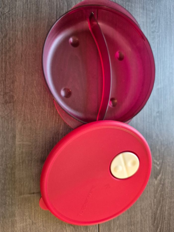 Assiette tupperware Crystal wave compartimentée