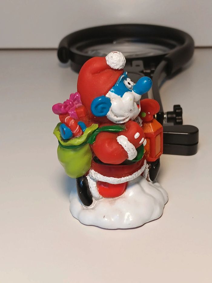 Figurine vintage 1997 Grand Schtroumpf Noël peyo Bip Holland - photo numéro 4