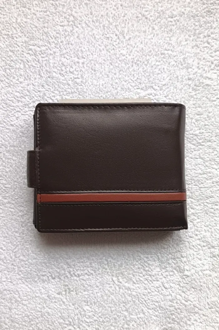 portefeuille Cuir de buffle homme NEUF - photo numéro 4