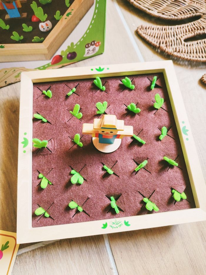 🌽Jeu de Mémorisation Memotager potager en bois marque Vilac - photo numéro 2
