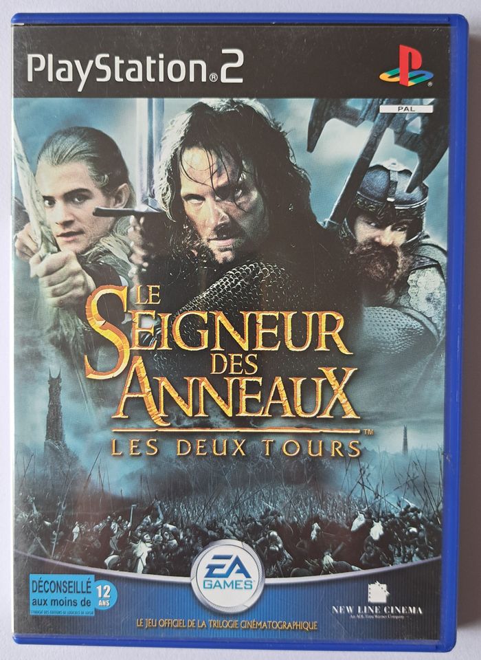 Le Seigneur des Anneaux Les Deux Tours Sony PlayStation 2 PS2