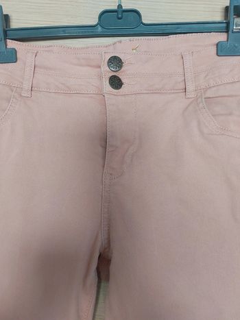 Pantalon jeans rose elasthane