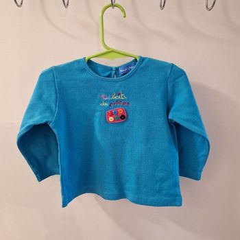 18 mois tee-shirt turquoise