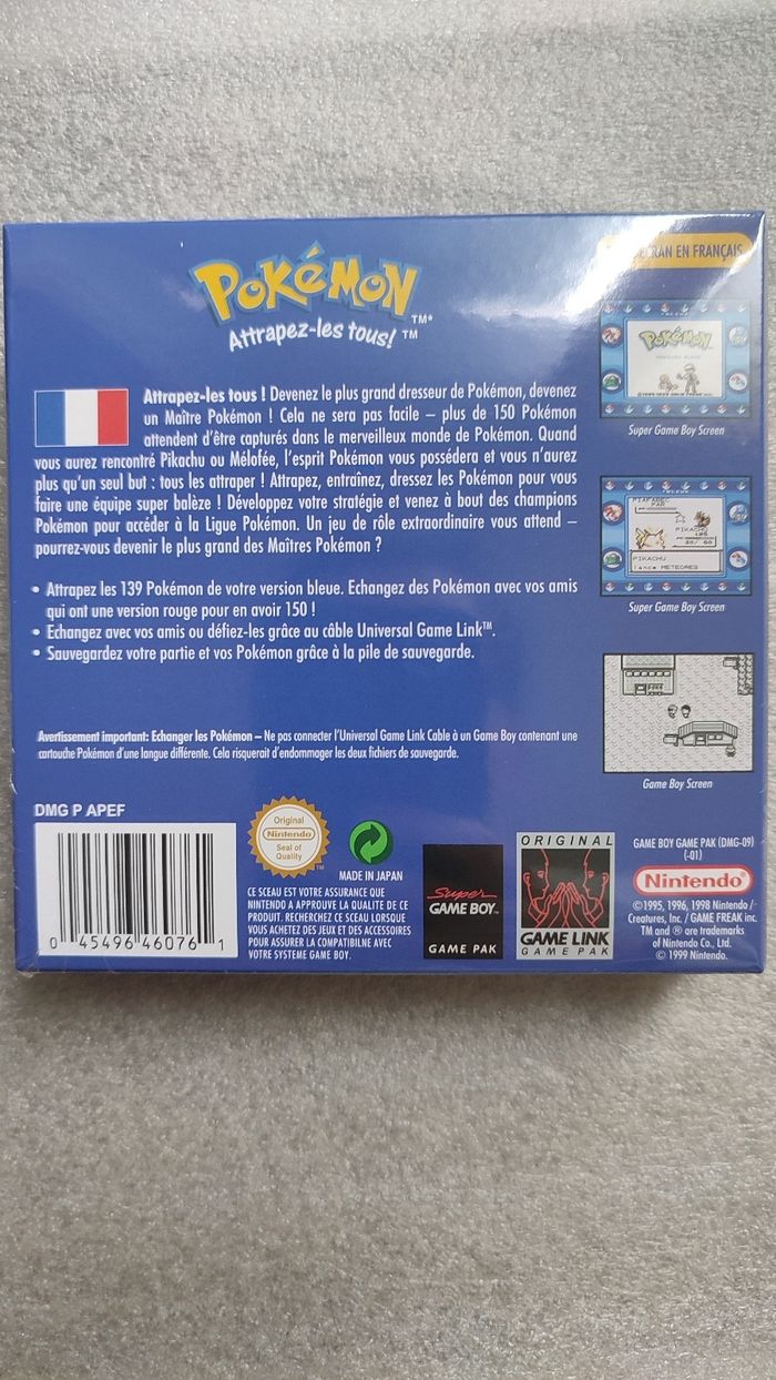 Pokémon version Bleue - photo numéro 2
