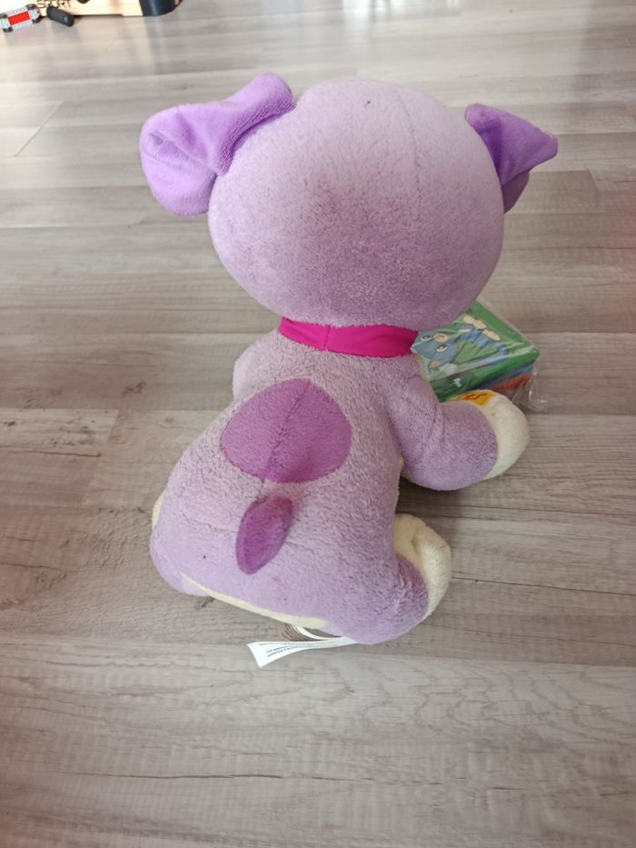 Chien violette, peluche interactive - photo numéro 4