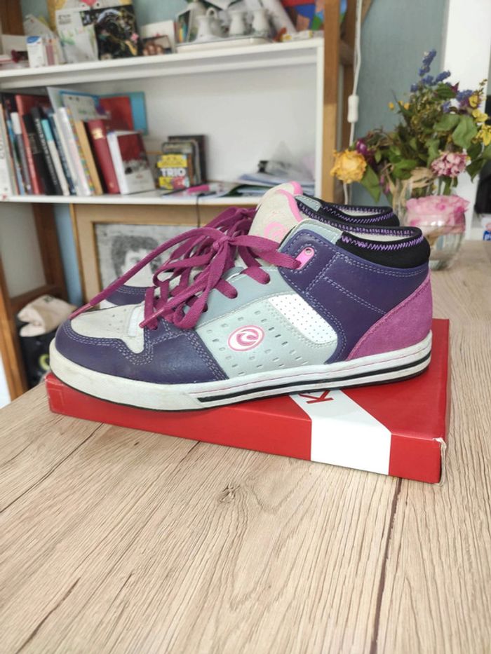 Chaussures ripcurl 40 cuir esprit van's skate - photo numéro 3