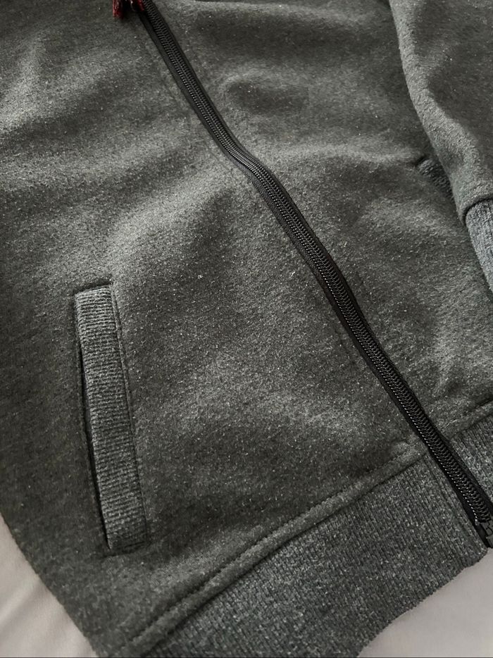 Gilet zippée gris foncé chaude et molletonné Hiver Gemo 5ans - photo numéro 3