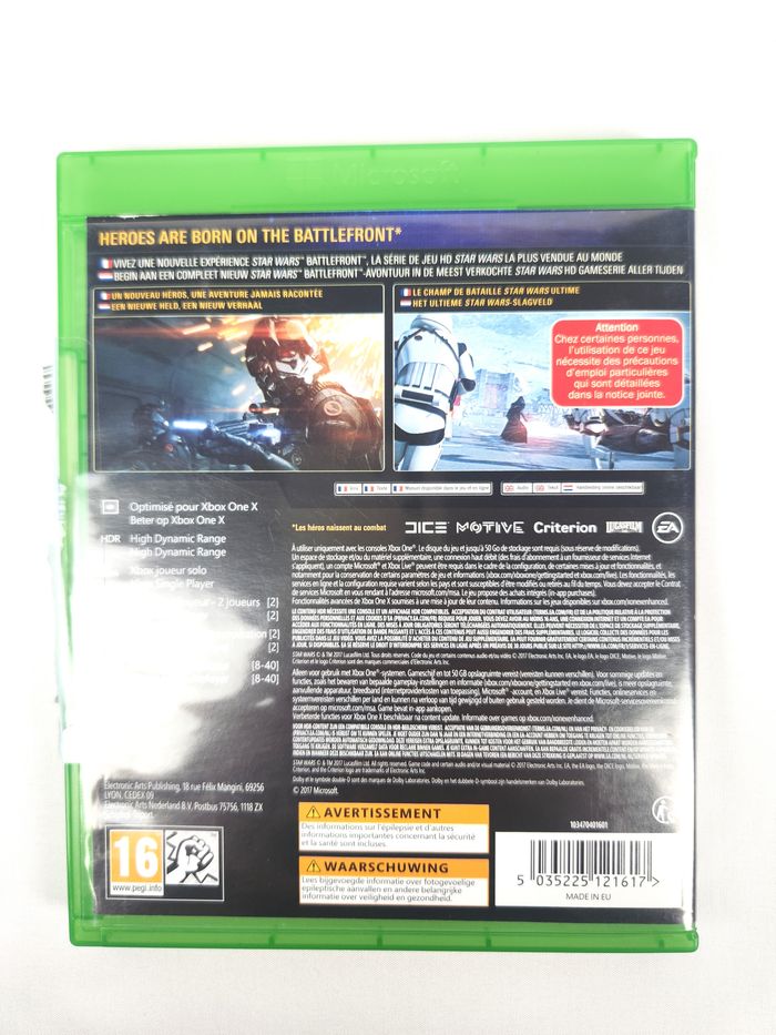 Jeu Xbox One Star Wars Battlefront II FR - Très Bon État - photo numéro 3