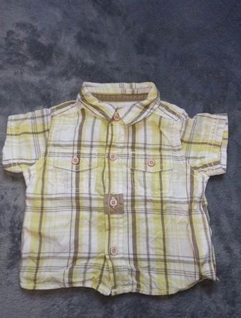 Chemise manches courtes 3 mois