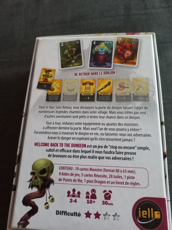 Jeu welcome back to the dungeon iello - photo numéro 2