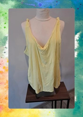 Débardeur xl jaune