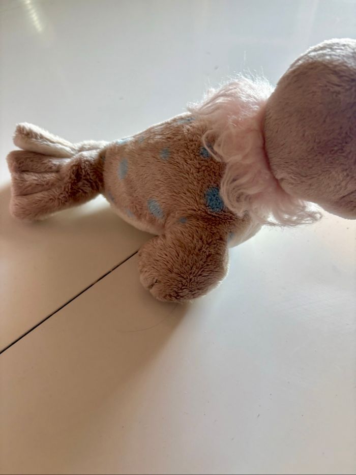 Peluche phoque beige tout doux - photo numéro 3