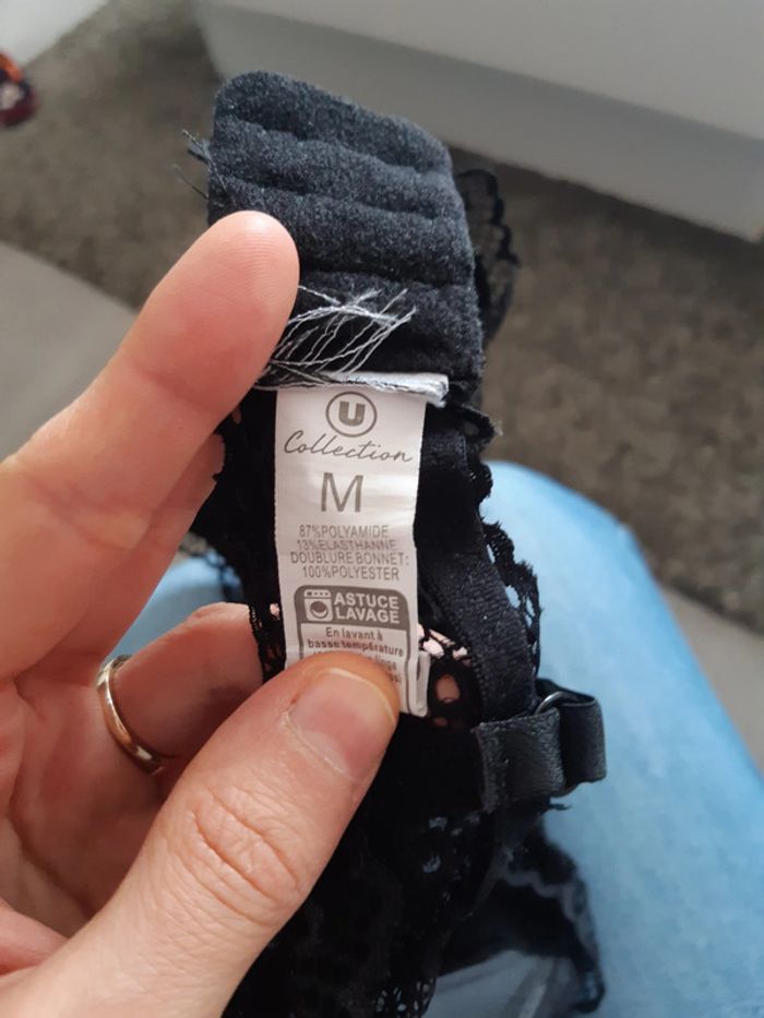 Soutien-gorge noir dentelle - photo numéro 5