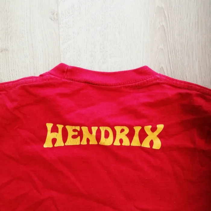 The Hendrix Experience T-Shirt Rock Music Rouge Homme Exclusif Collection (Taille L) - photo numéro 5