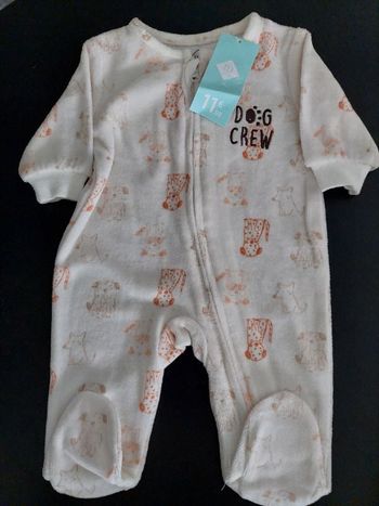 Grenouillère tex baby fille 1mois