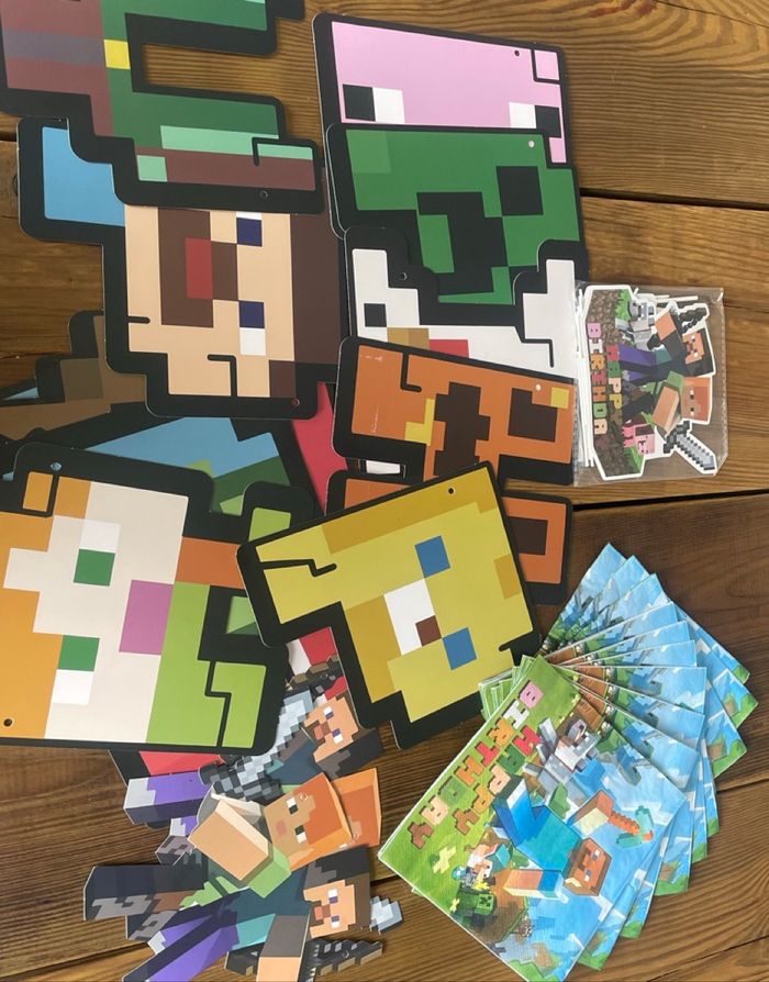 Kit anniversaire mine raft - photo numéro 2