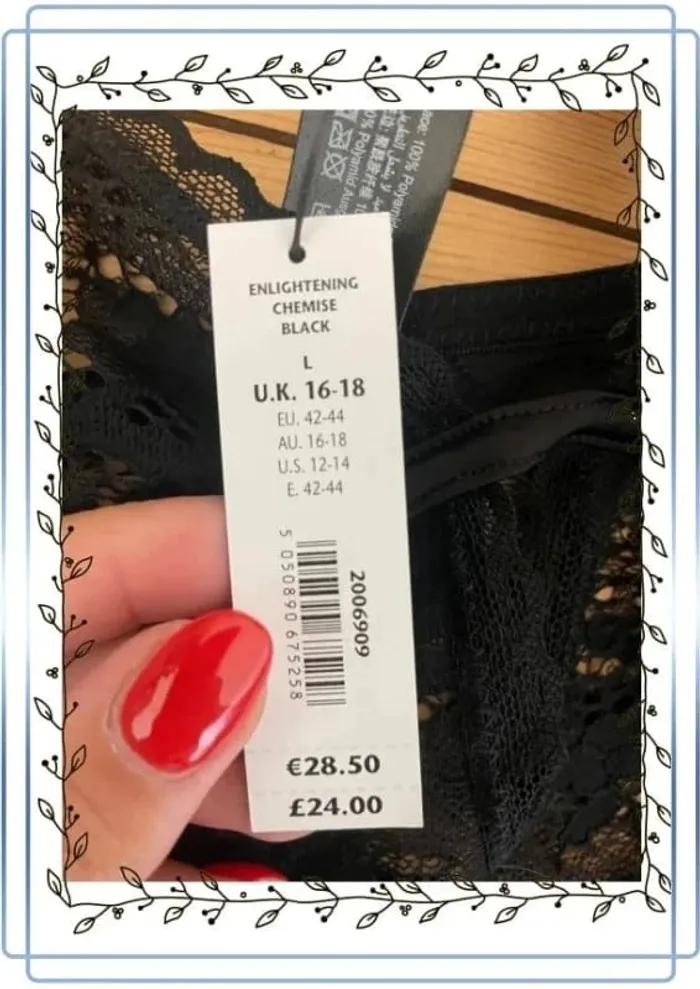Nuisettes transparente noire Ans Summers, taille L, neuve, valeur 29€ - photo numéro 3