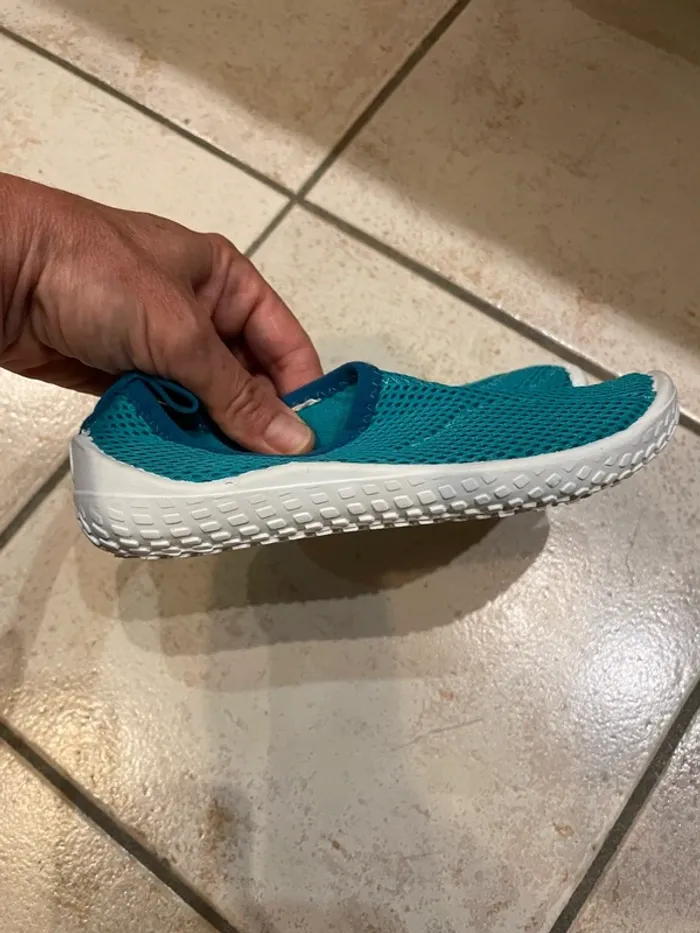 Chaussures aquatiques 28-29 turquoises - photo numéro 5