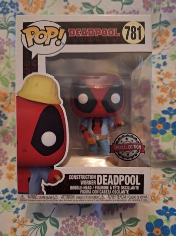 Funko pop marvel deadpool construction 781