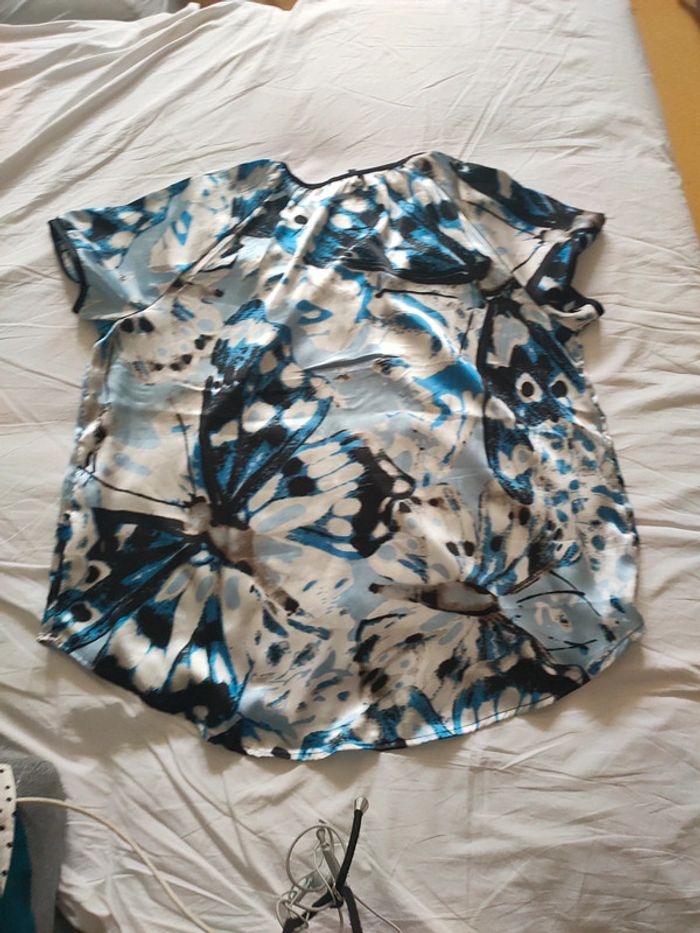 Jolie blouse motif papillon femme 42 M&Mode - photo numéro 7