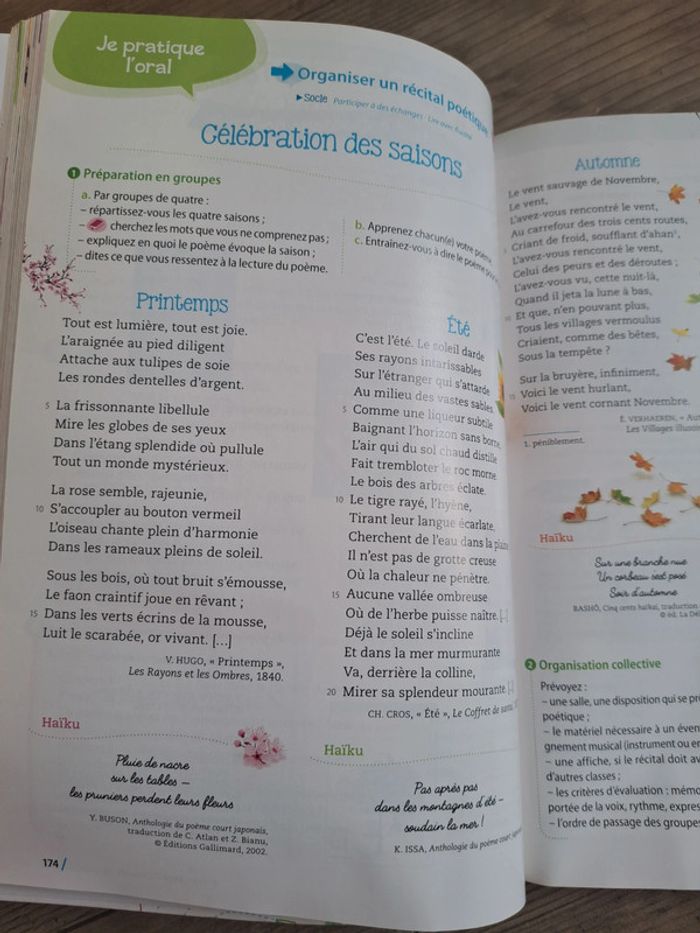 Manuel de français 6èmes
Fleurs d'encre Hachette éducation - photo numéro 2