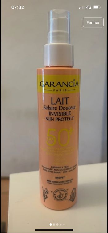 Lait protecteur solaire Neuf