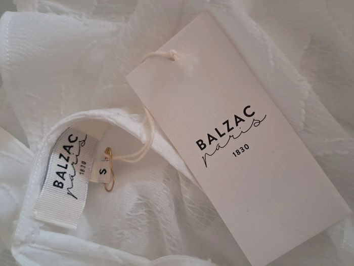 Balzac blouse blanche été T.36/38 neuve - photo numéro 9