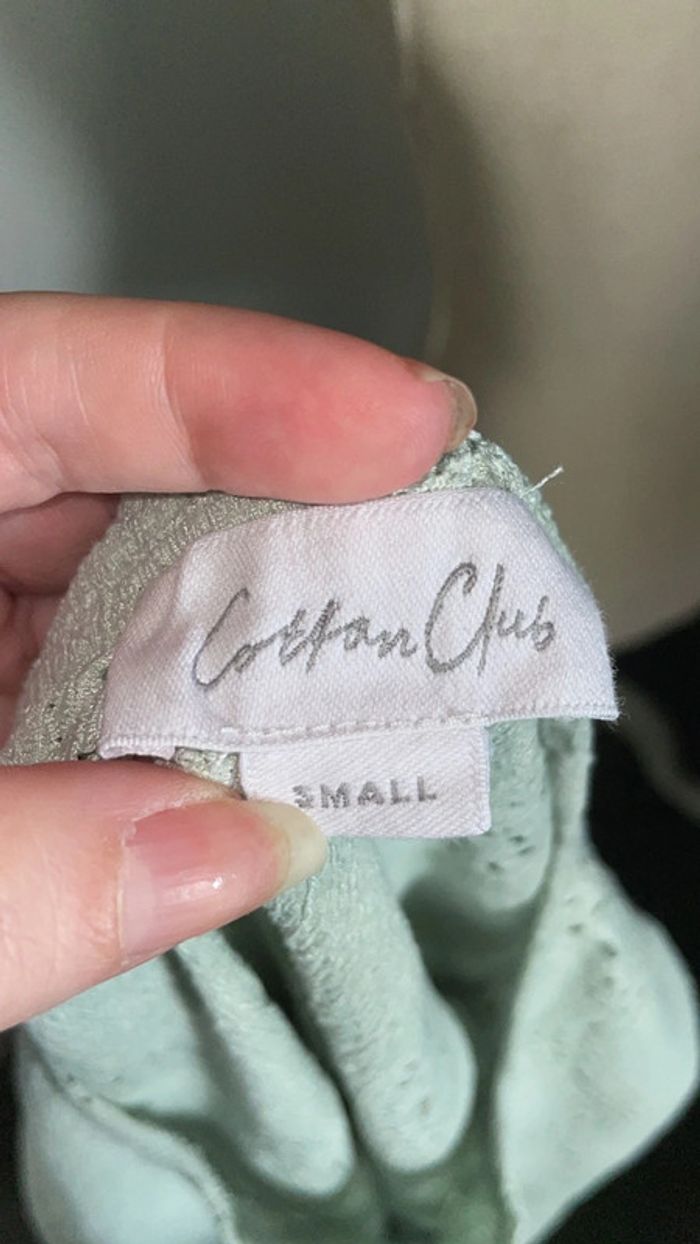 Blouse vert d’eau Cotton Club TS - photo numéro 5