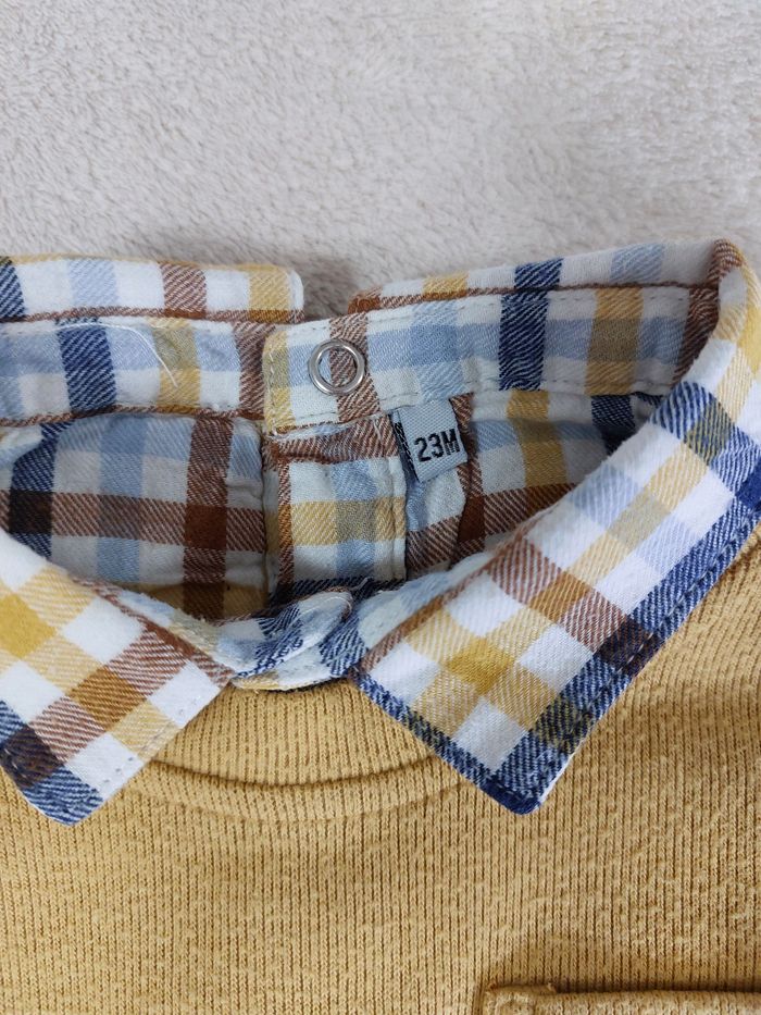 Pull moutarde 23 mois - photo numéro 3