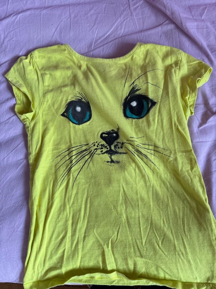 Lot 7 t-shirts fille 10 ans manches courtes - photo numéro 3