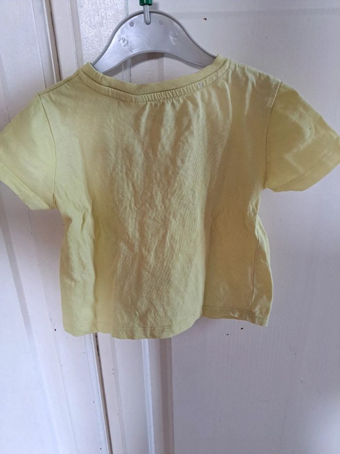 Tee-shirt jaune koala 24mois lefties 86cm - photo numéro 3