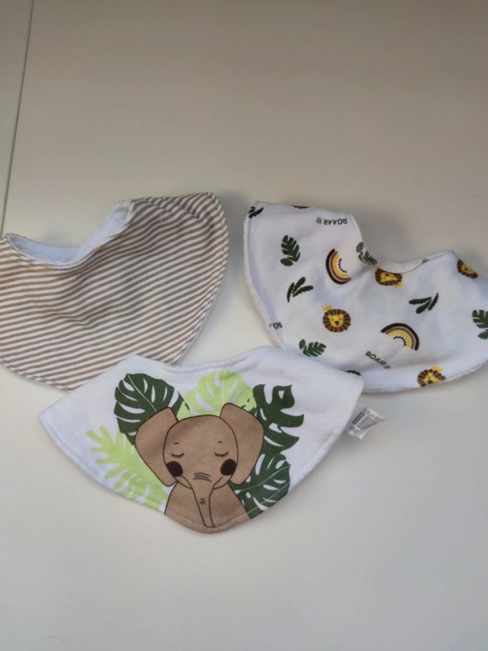 Lot 3 bavoirs bébé - photo numéro 2