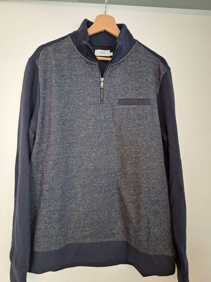 Sweat Jules molletonné zippé 0