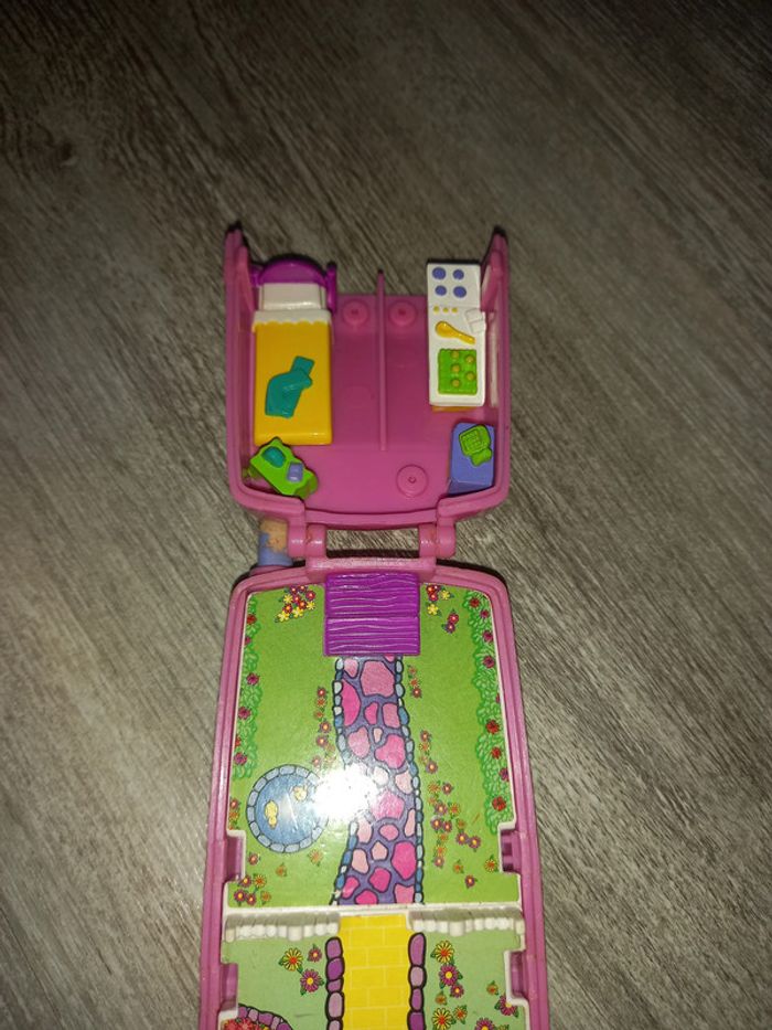polly pocket vintage téléphone avec 1 personnage - photo numéro 2