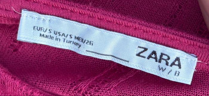 💖 T-shirt en maille ajourée Zara – Taille 36 (S) - photo numéro 5