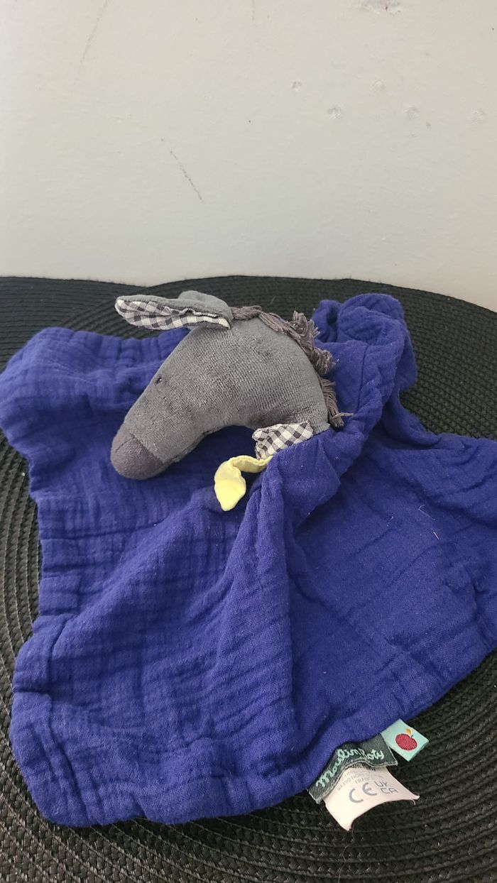 Moulin Roty  Pomme des bois - Doudou lange âne - photo numéro 3