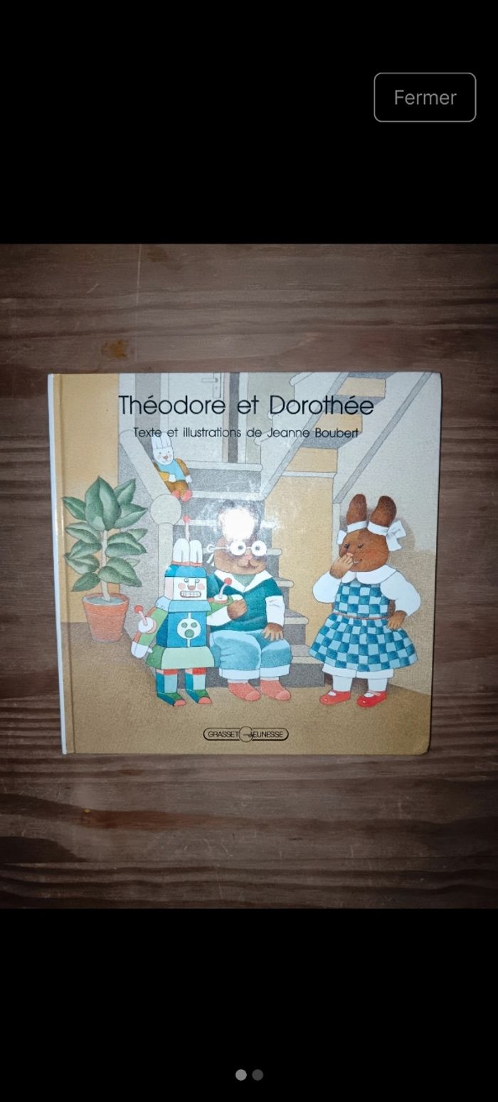 Livre Théodore et Dorothée