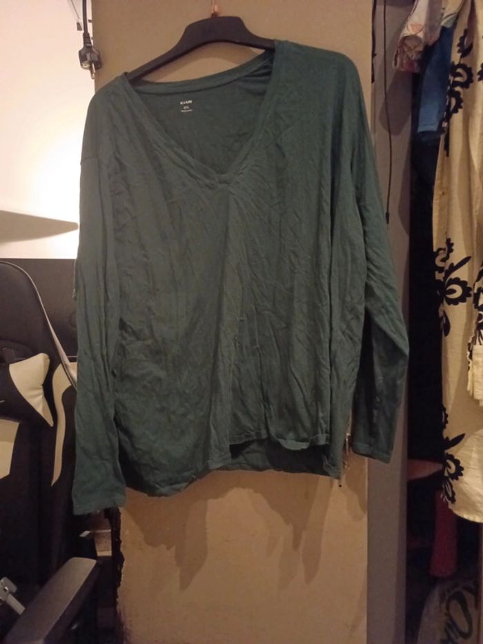 T-shirt femme vert - photo numéro 8