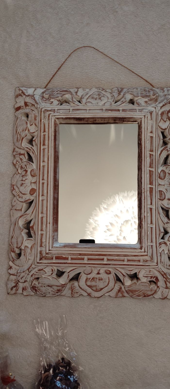 Cadre miroir effet patiné - photo numéro 2