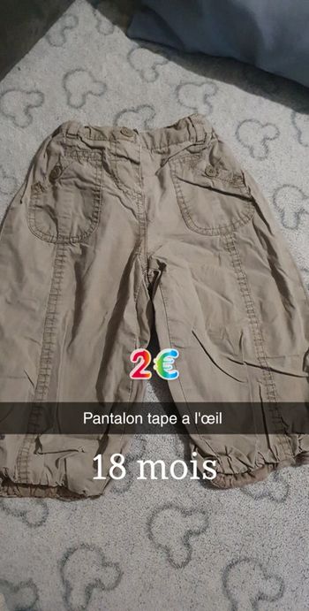 Pantalon tape à l'œil