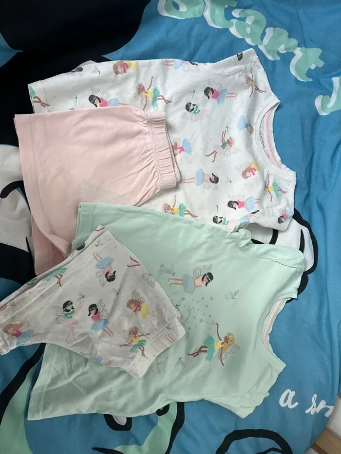 Lot de 2 pyjamas short 5-6 ans